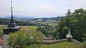 Vue depuis le château de Rue