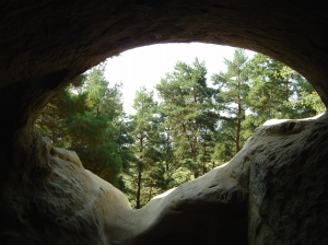 Vue depuis l'intérieur des fortifications