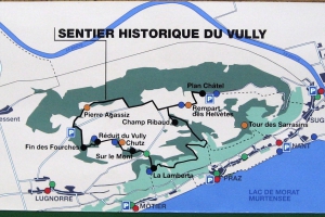 Carte du sentier historique