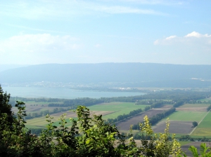 Vue sur le Lac de Neuchâtel depuis Plan Châtel