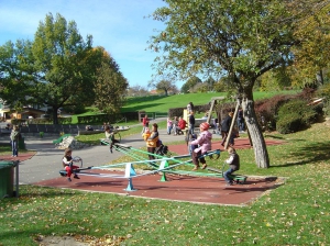 La place de jeux pour les enfants