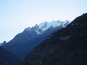 Le soir, vue d'Eggerberg