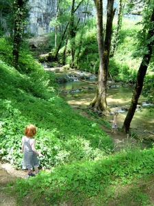 Le chemin longeant la rivière