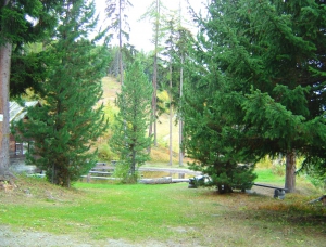 Le Gouilli d'en bas, place de pique-nique le long du sentier didaludic