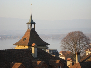 Morat, vue des remparts