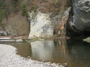 La Sarine près de l'abbaye