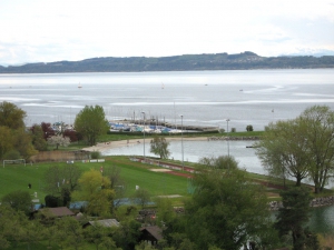 La plage vue d'en haut