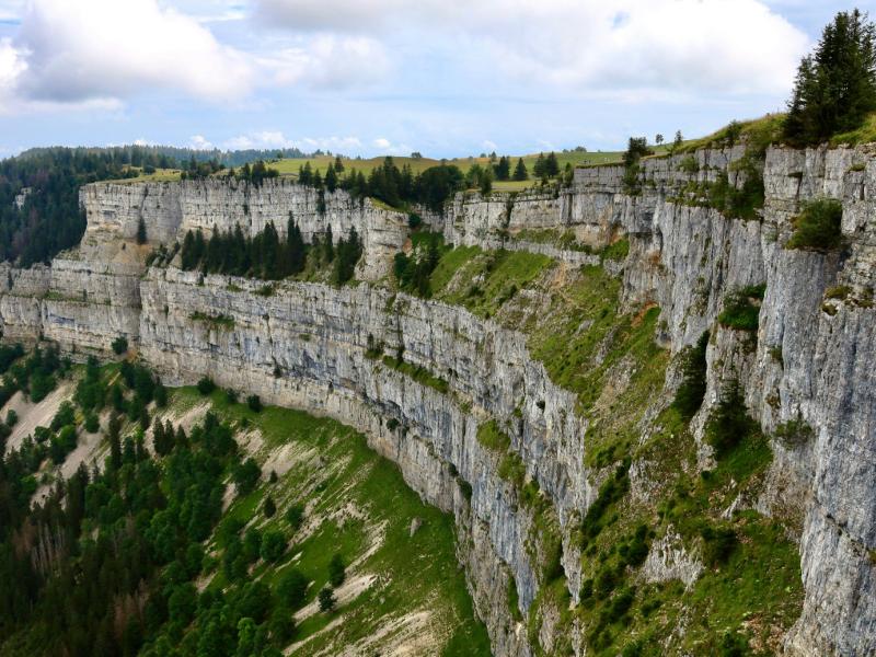 Creux-du-Van depuis la Ferme Robert