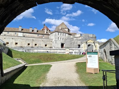 Joli coup d'il en arrivant au château