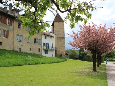 La vielle ville d'Avenches, vue de l'extérieur